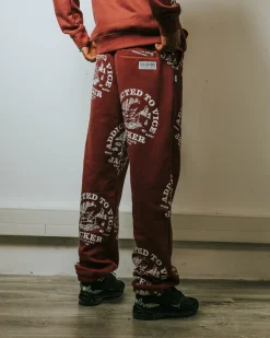 Jacker Addicted-Sweatpant-Brick