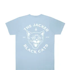 Jacker Black Cats T-Shirt-Baby Blue