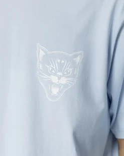 Jacker Black Cats T-Shirt-Baby Blue