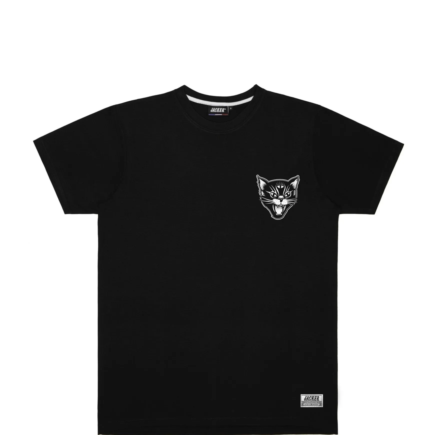 Jacker Black Cats-T-Shirt-Black