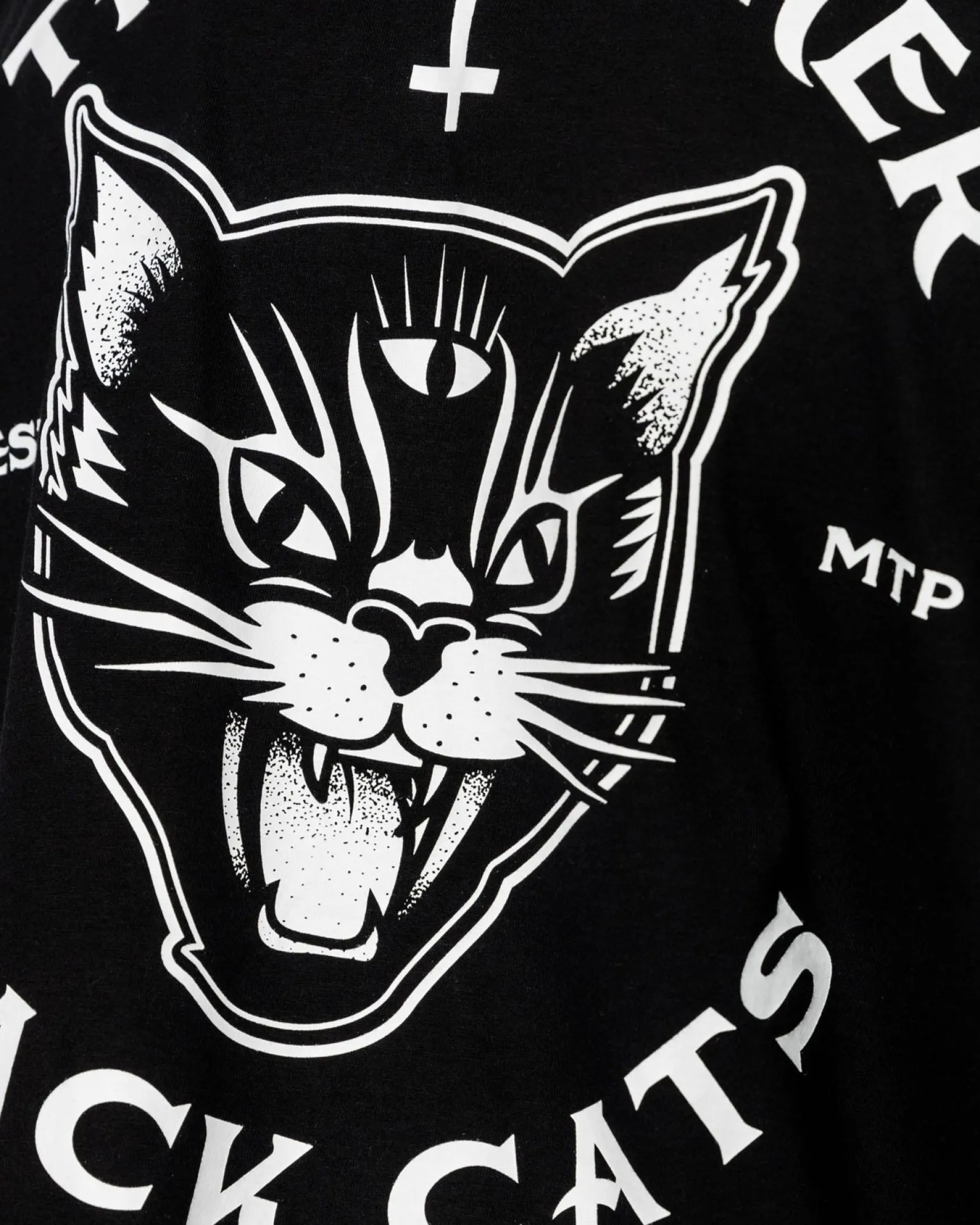 Jacker Black Cats-T-Shirt-Black