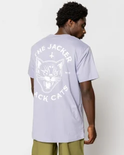 Jacker Black Cats-T-Shirt-Lavender