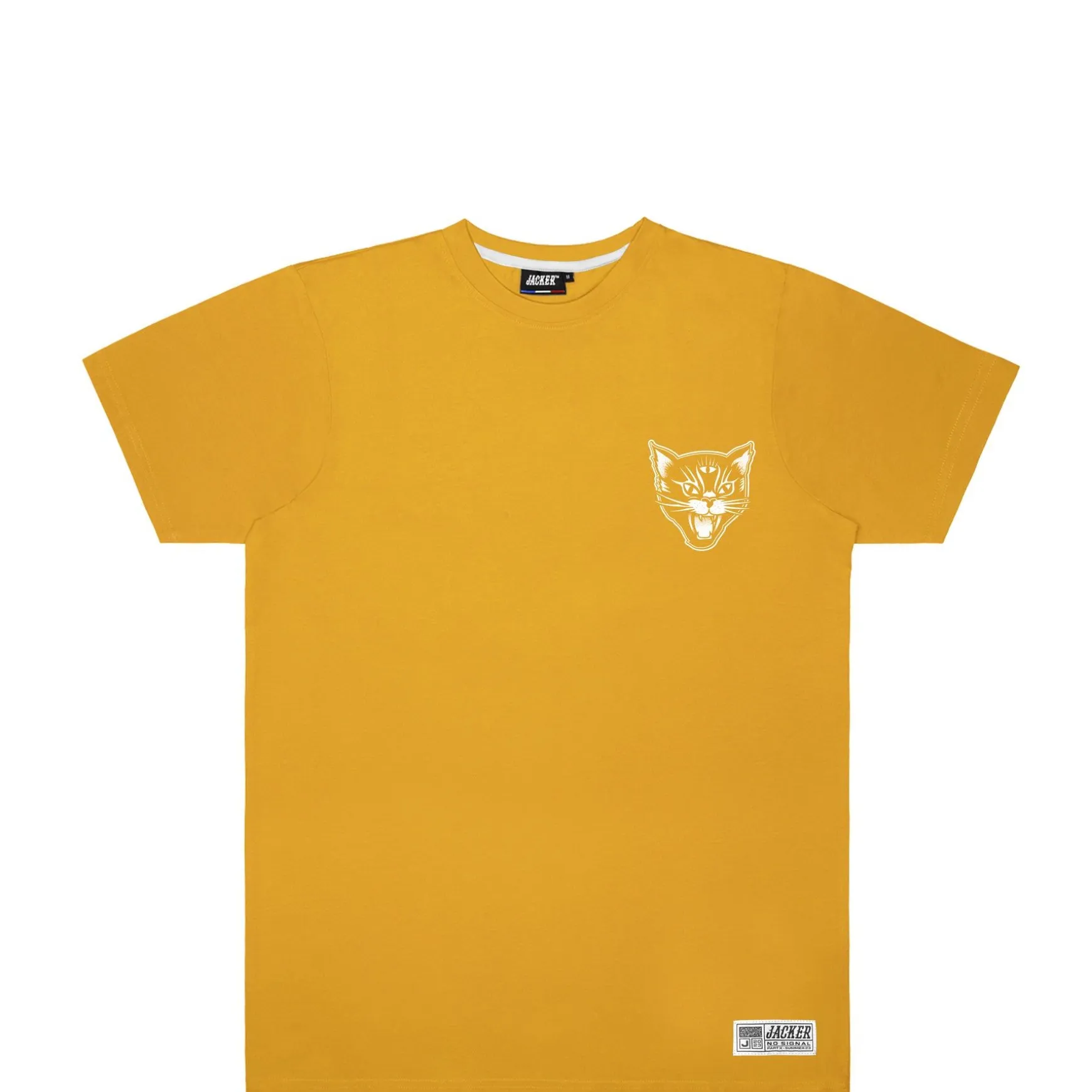 Jacker Black Cats-T-Shirt-Mustard