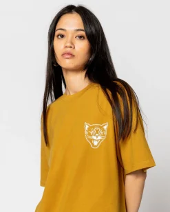 Jacker Black Cats-T-Shirt-Mustard