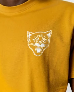 Jacker Black Cats-T-Shirt-Mustard