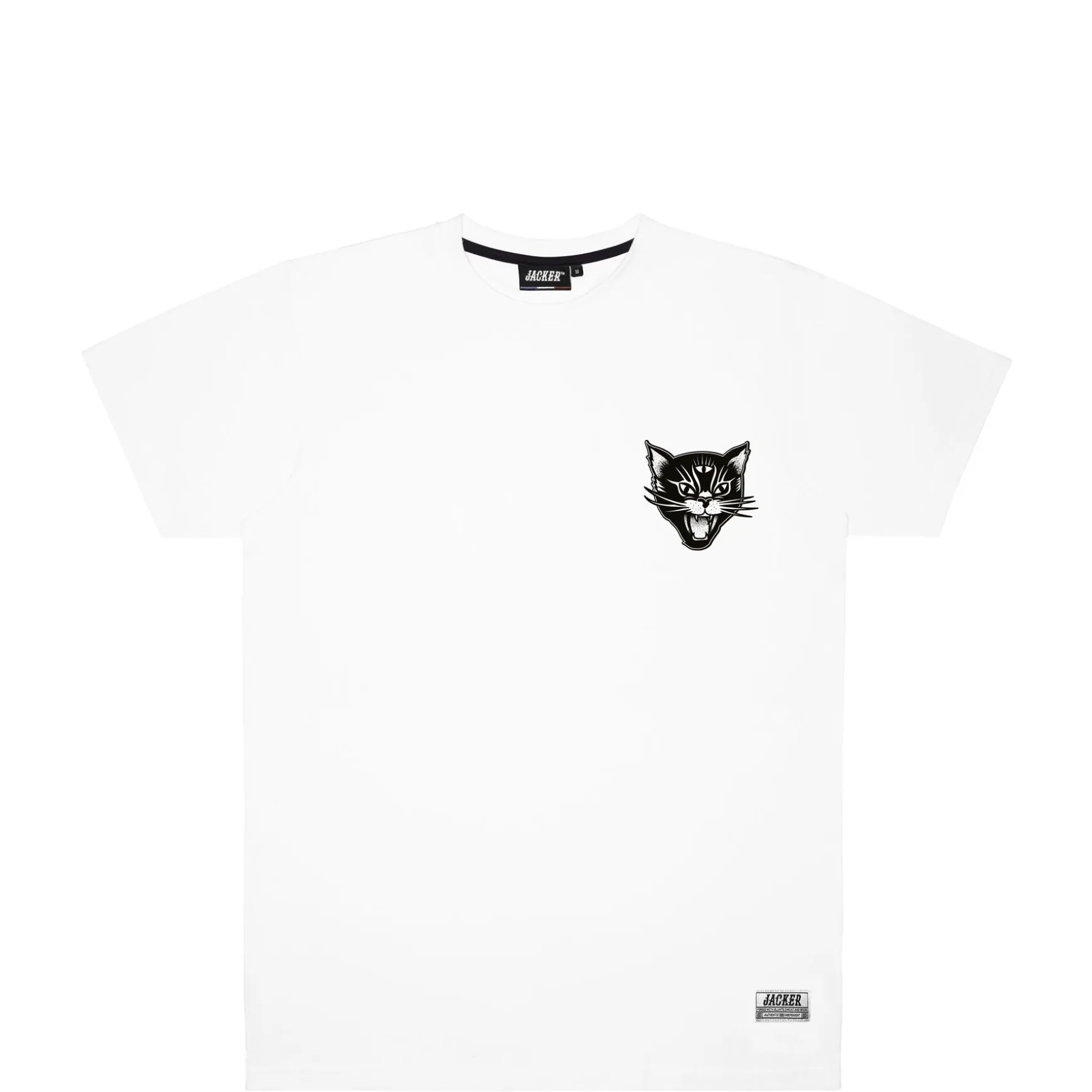 Jacker Black Cats-T-Shirt-White