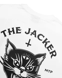 Jacker Black Cats-T-Shirt-White