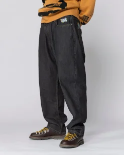Jacker City Tour Denim Baggy Pant-Black