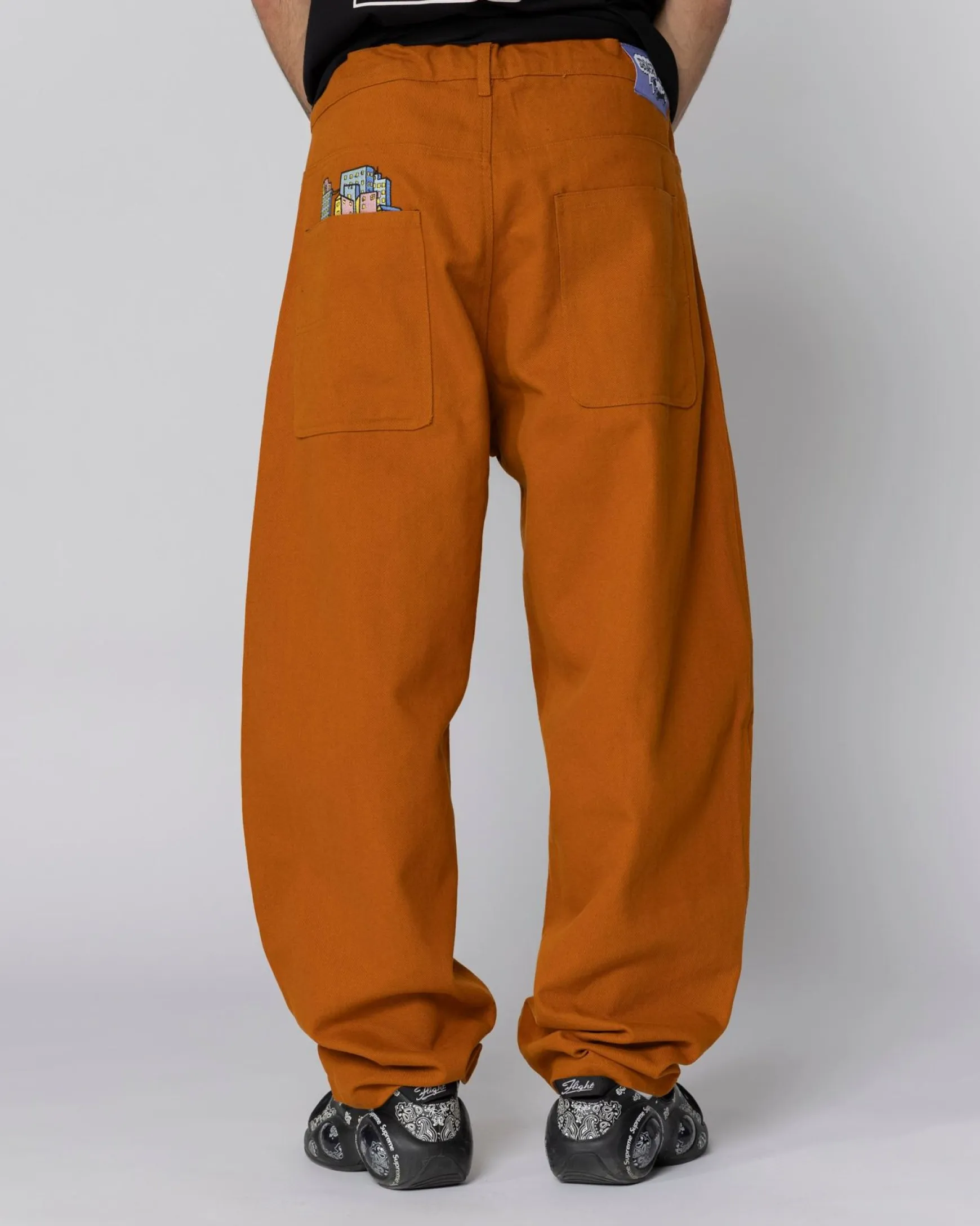 Jacker City Tour Extra Baggy Pant-Cognac