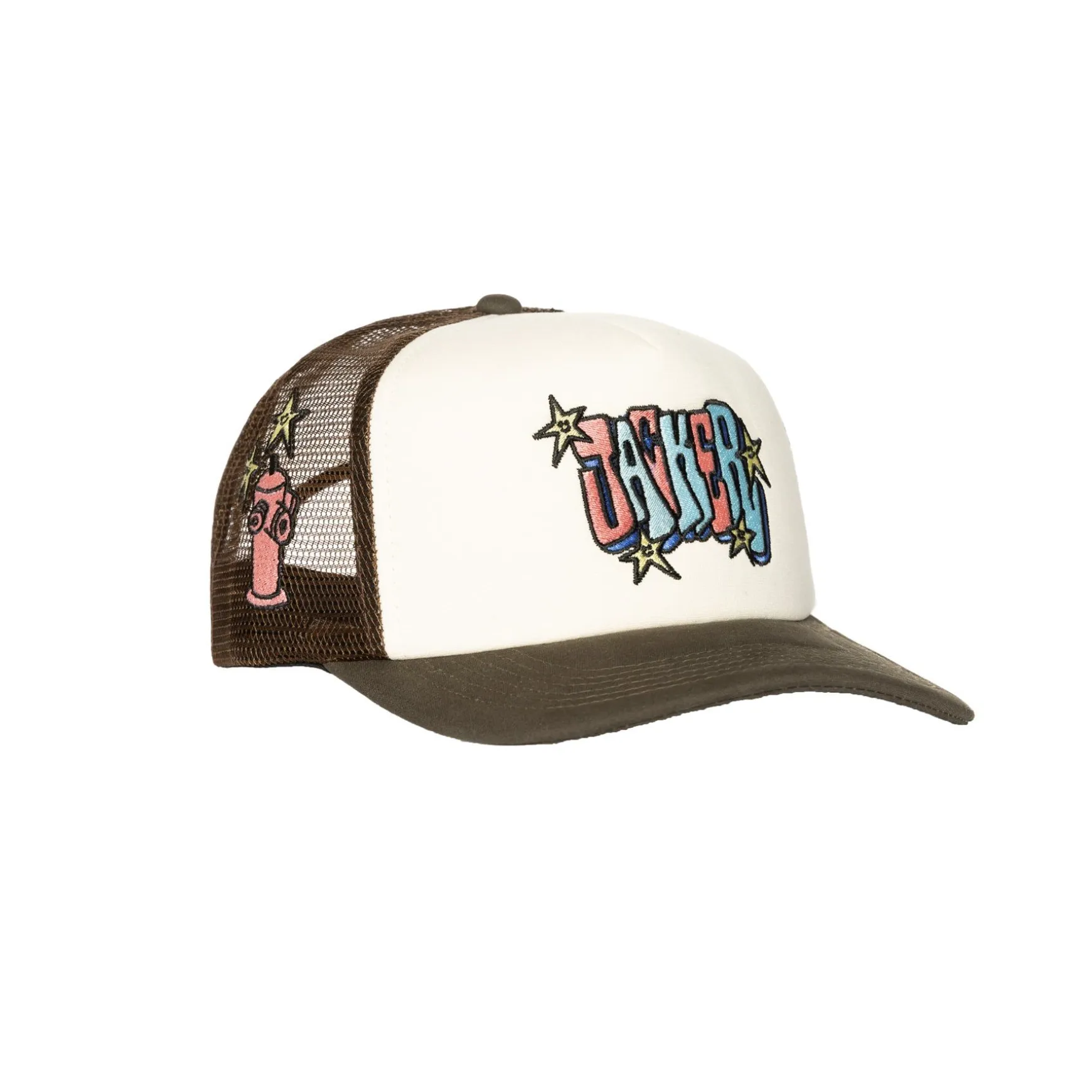 Jacker City Tour Trucker Cap-Brown