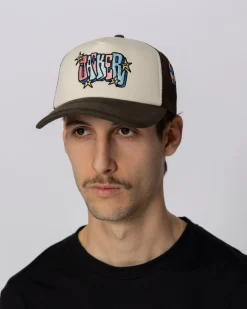 Jacker City Tour Trucker Cap-Brown