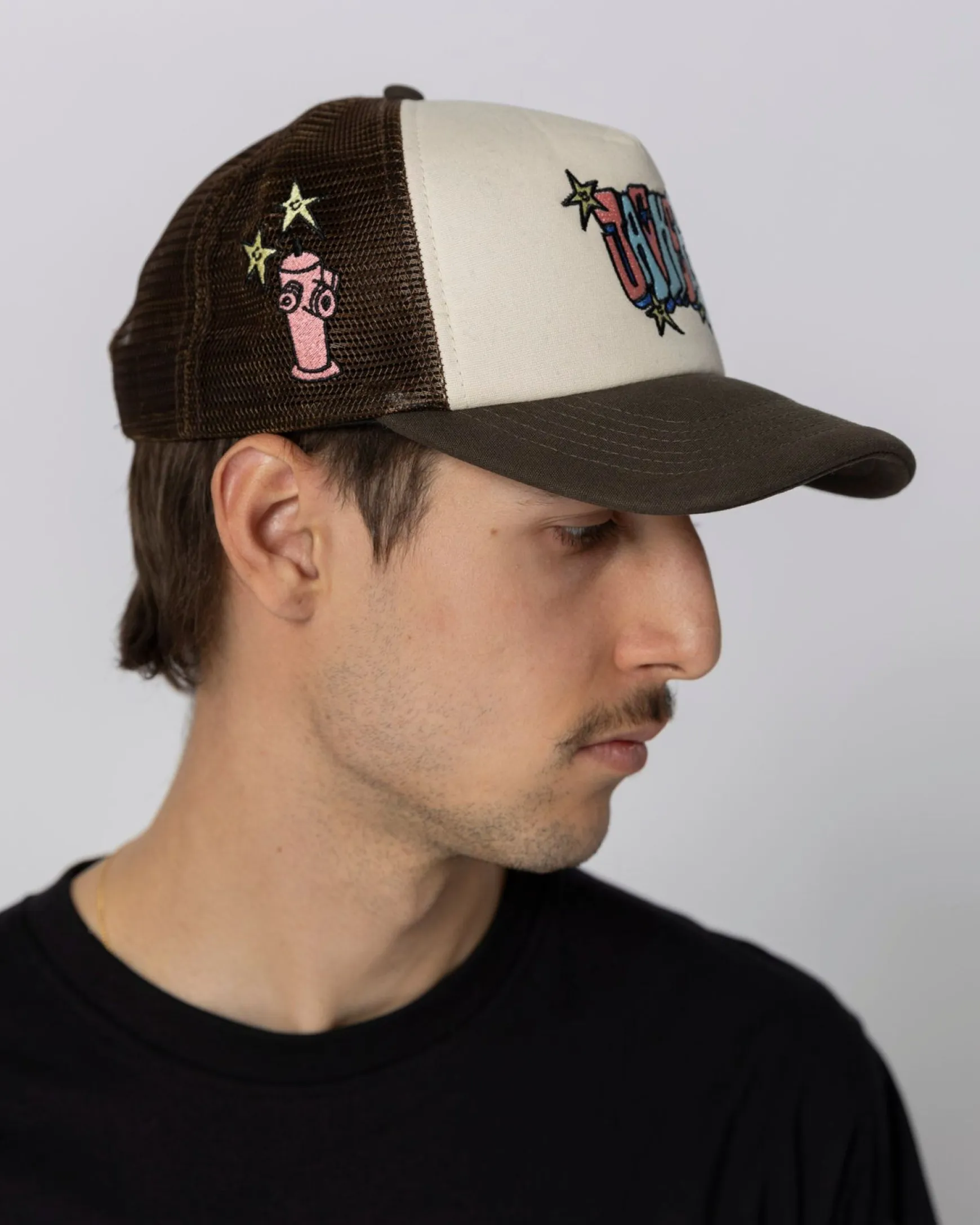 Jacker City Tour Trucker Cap-Brown