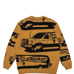 Jacker Cleaner Crewneck Knit-Yellow