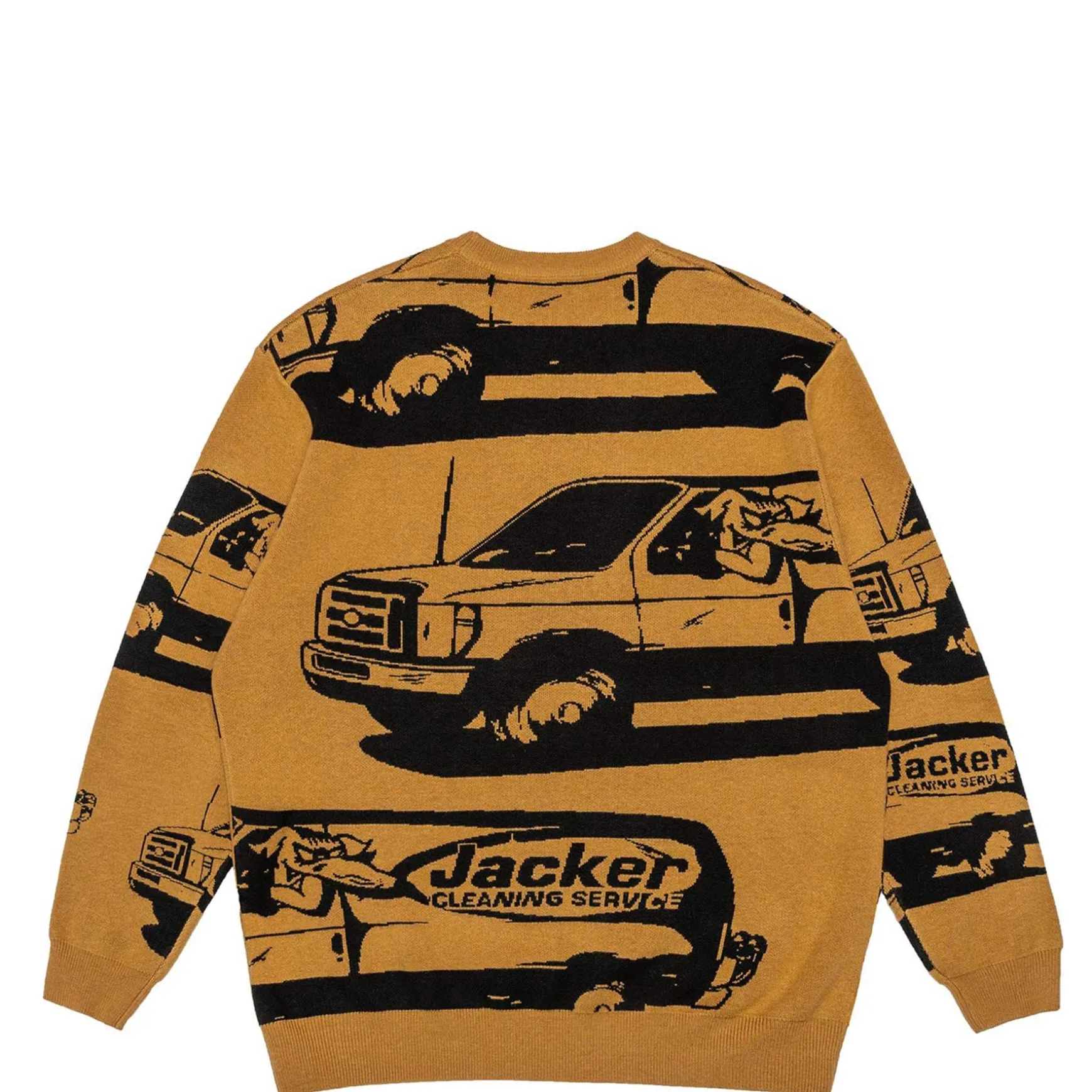 Jacker Cleaner Crewneck Knit-Yellow