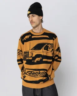 Jacker Cleaner Crewneck Knit-Yellow