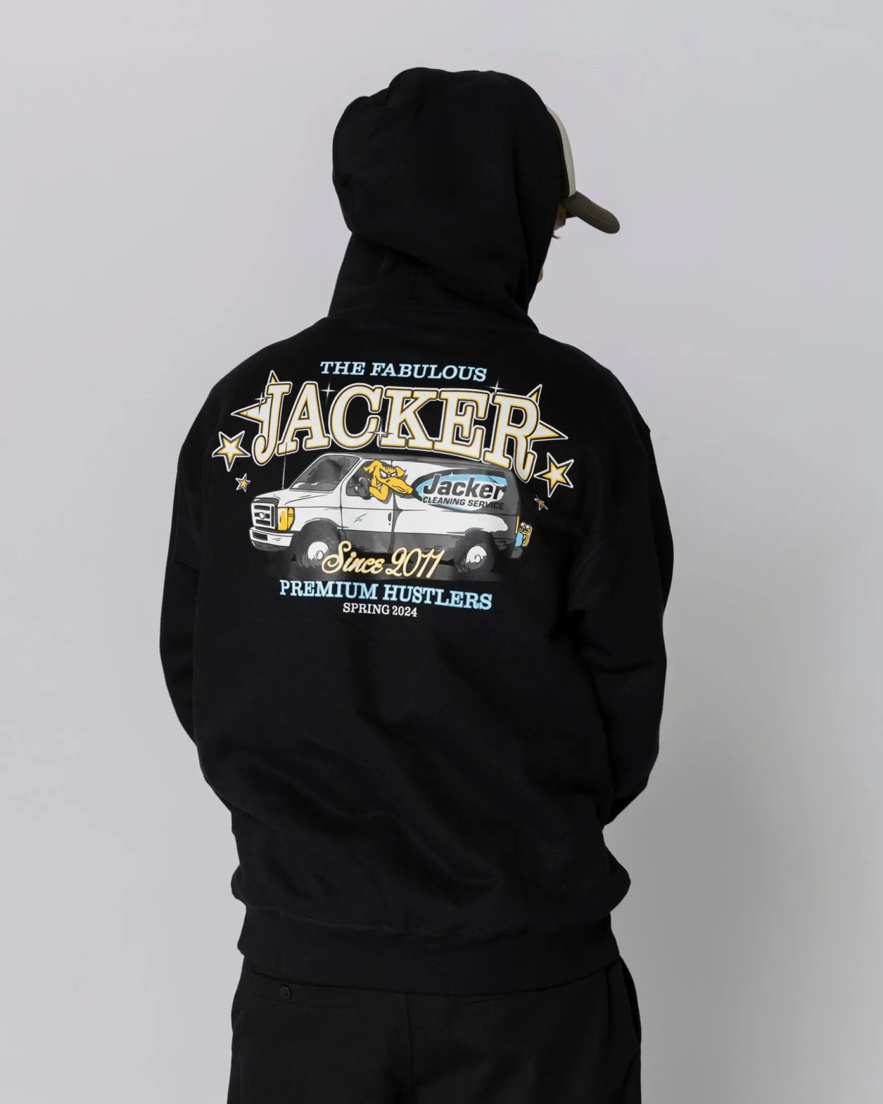 Jacker Cleaner Hoodie-Black