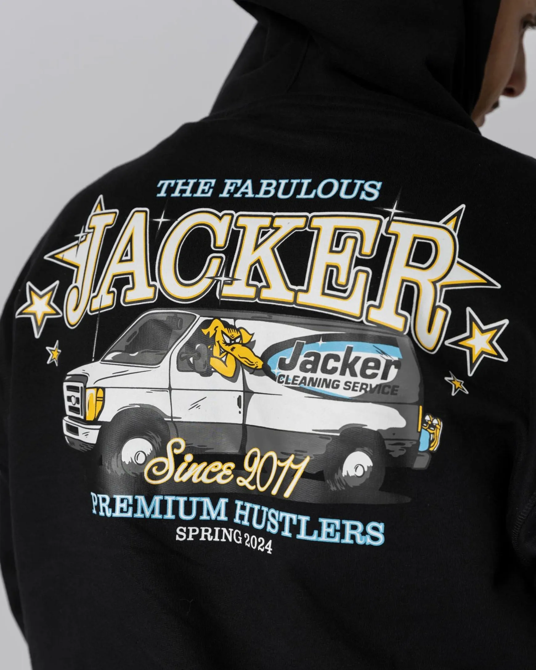 Jacker Cleaner Hoodie-Black