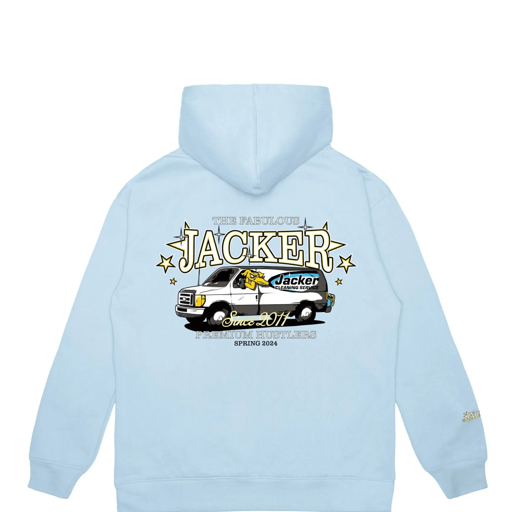 Jacker Cleaner Hoodie-Blue