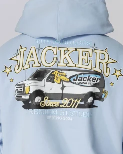 Jacker Cleaner Hoodie-Blue
