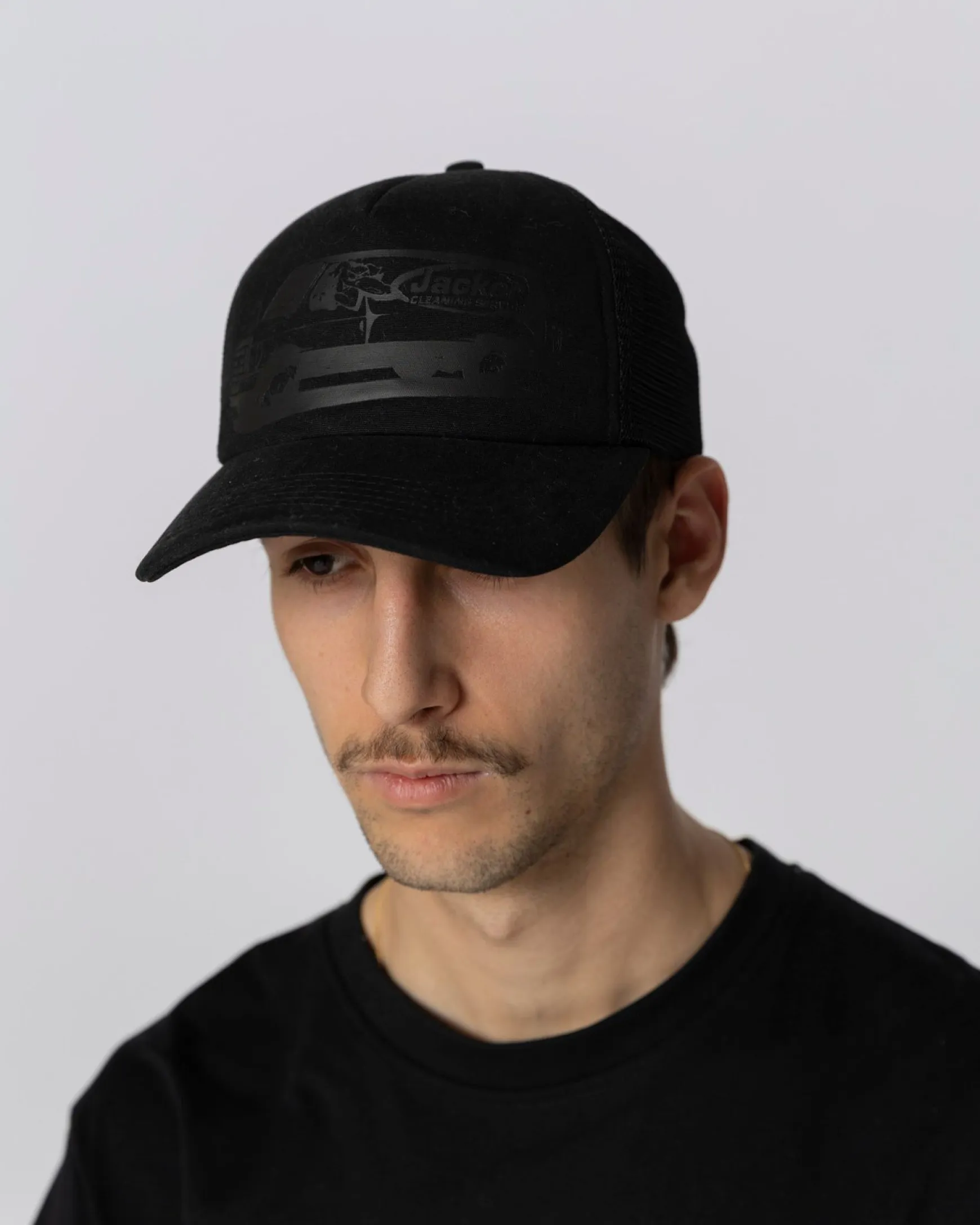 Jacker Cleaner Trucker Cap-Black
