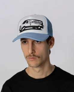 Jacker Cleaner Trucker Cap-Blue