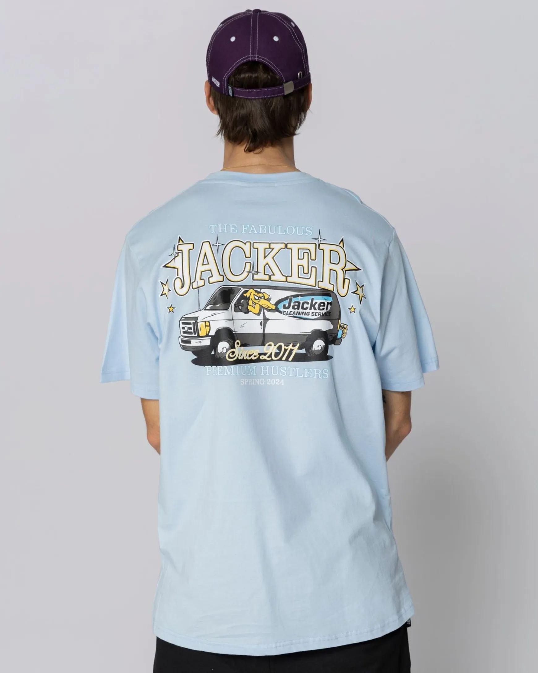 Jacker Cleaner T-Shirt-Blue
