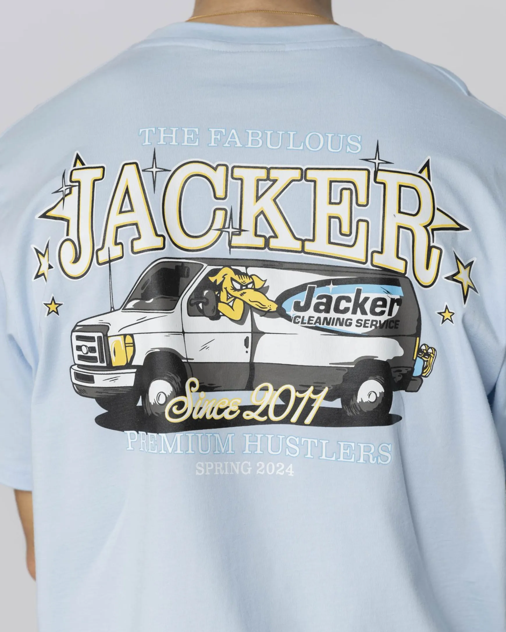 Jacker Cleaner T-Shirt-Blue