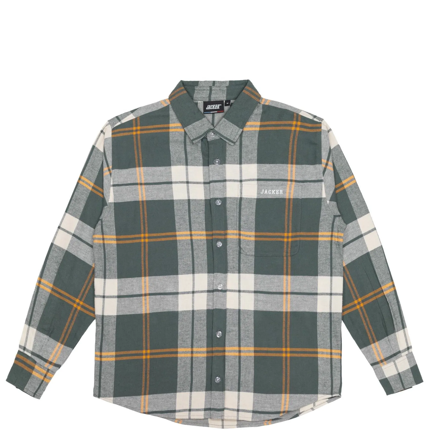 Jacker College Tartan-Shirt-Green