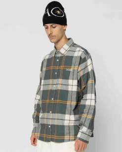 Jacker College Tartan-Shirt-Green