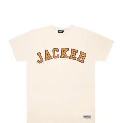 Jacker College Tee-T-Shirt-Beige