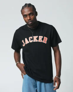 Jacker College Tee-T-Shirt-Black