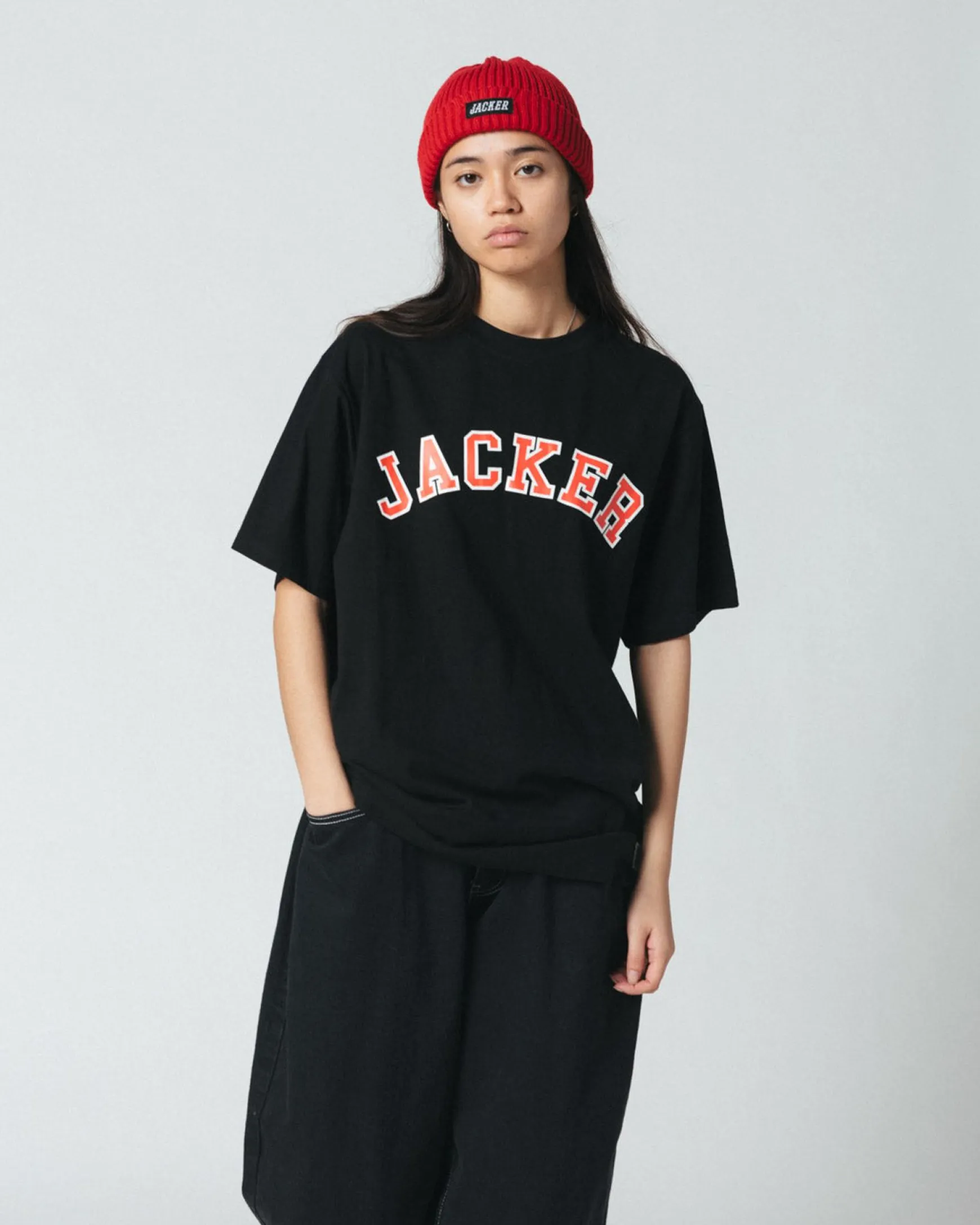 Jacker College Tee-T-Shirt-Black