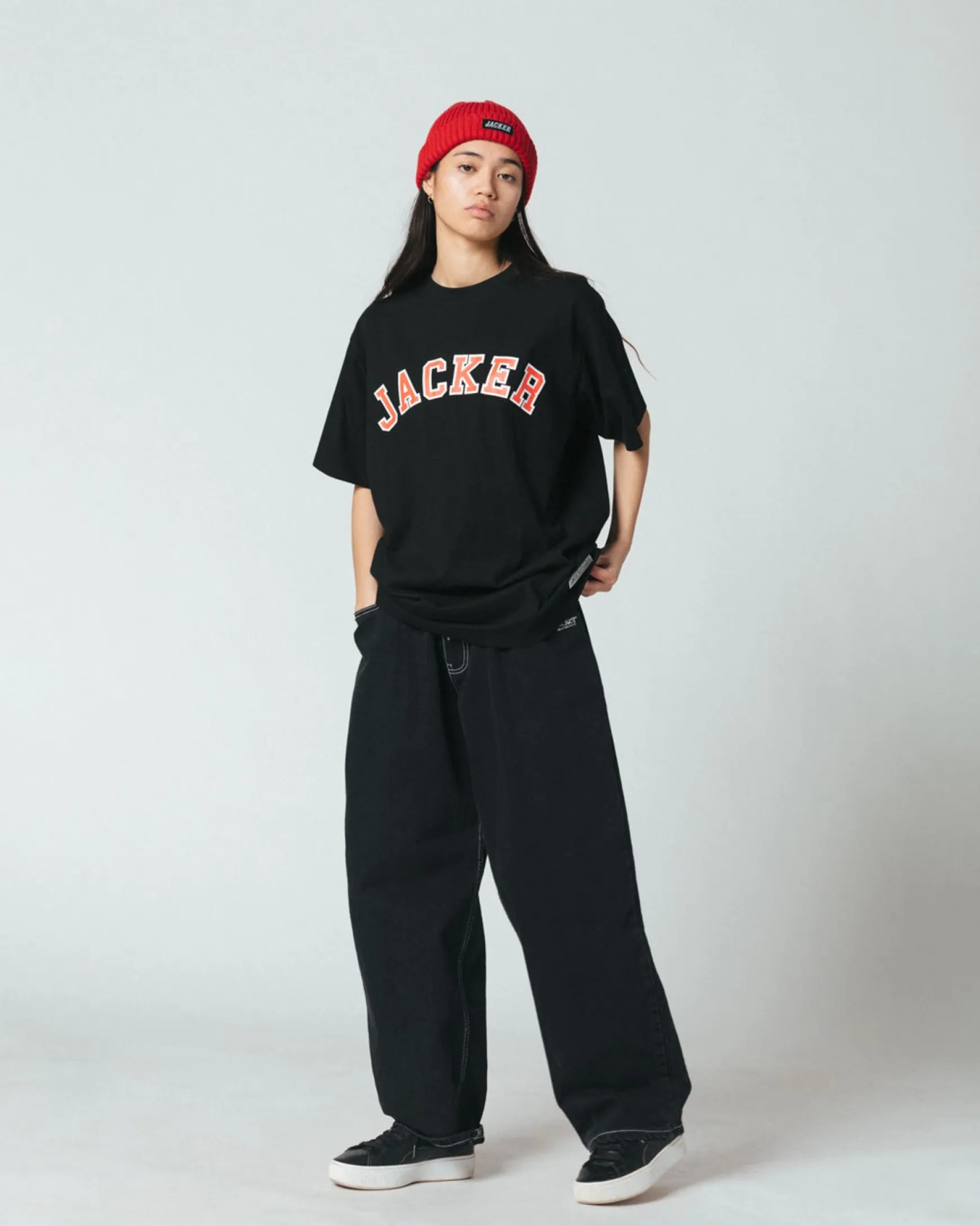 Jacker College Tee-T-Shirt-Black