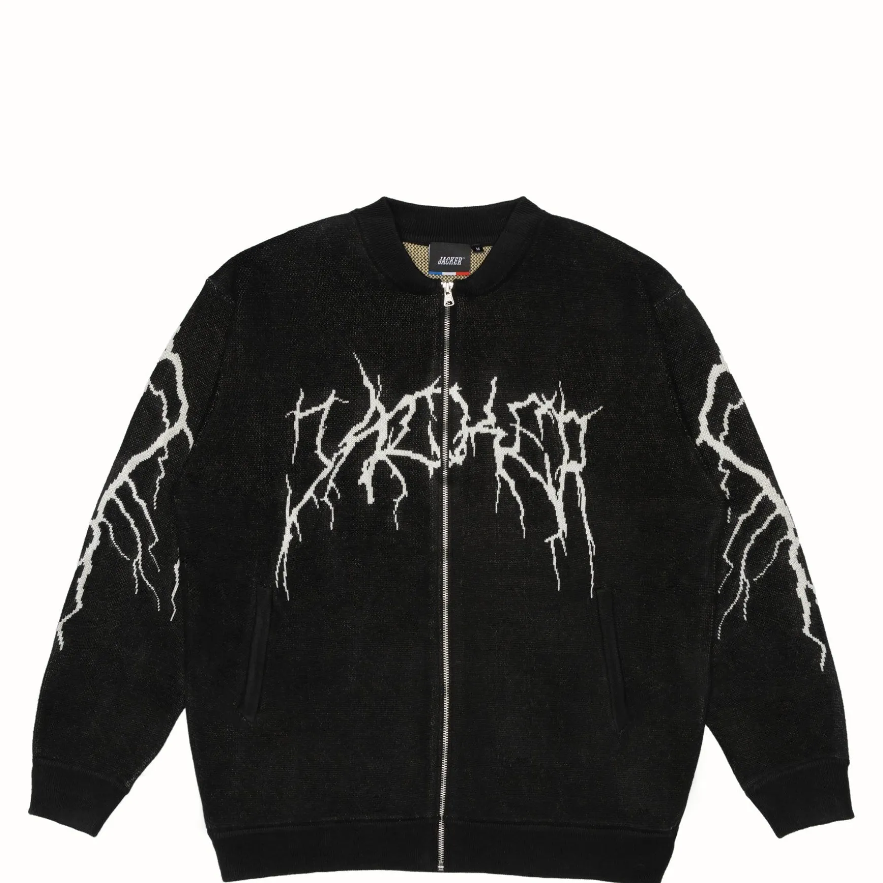Jacker Crash Bomber Knit-Black