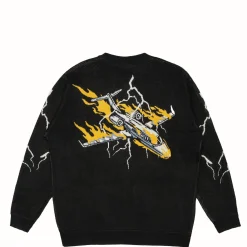 Jacker Crash Bomber Knit-Black