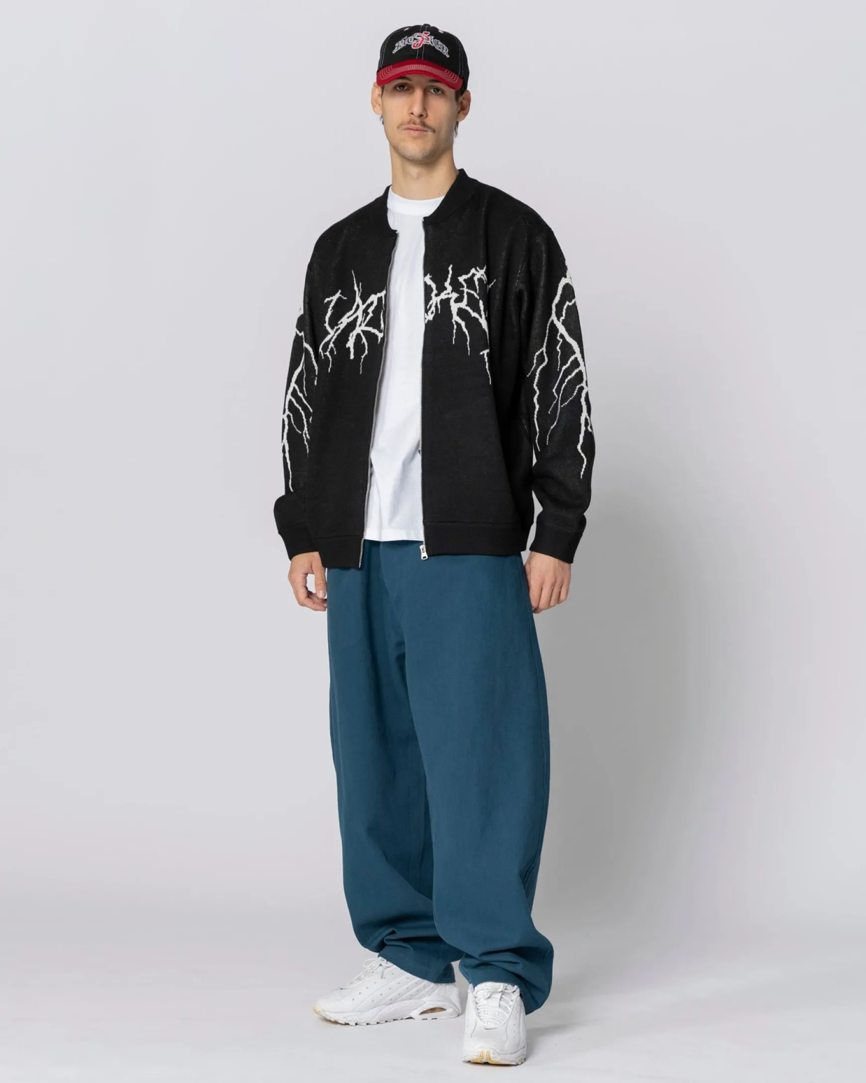Jacker Crash Bomber Knit-Black