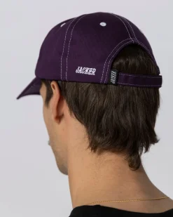 Jacker Crash Cap-Purple