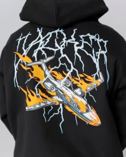 Jacker Crash Hoodie-Black