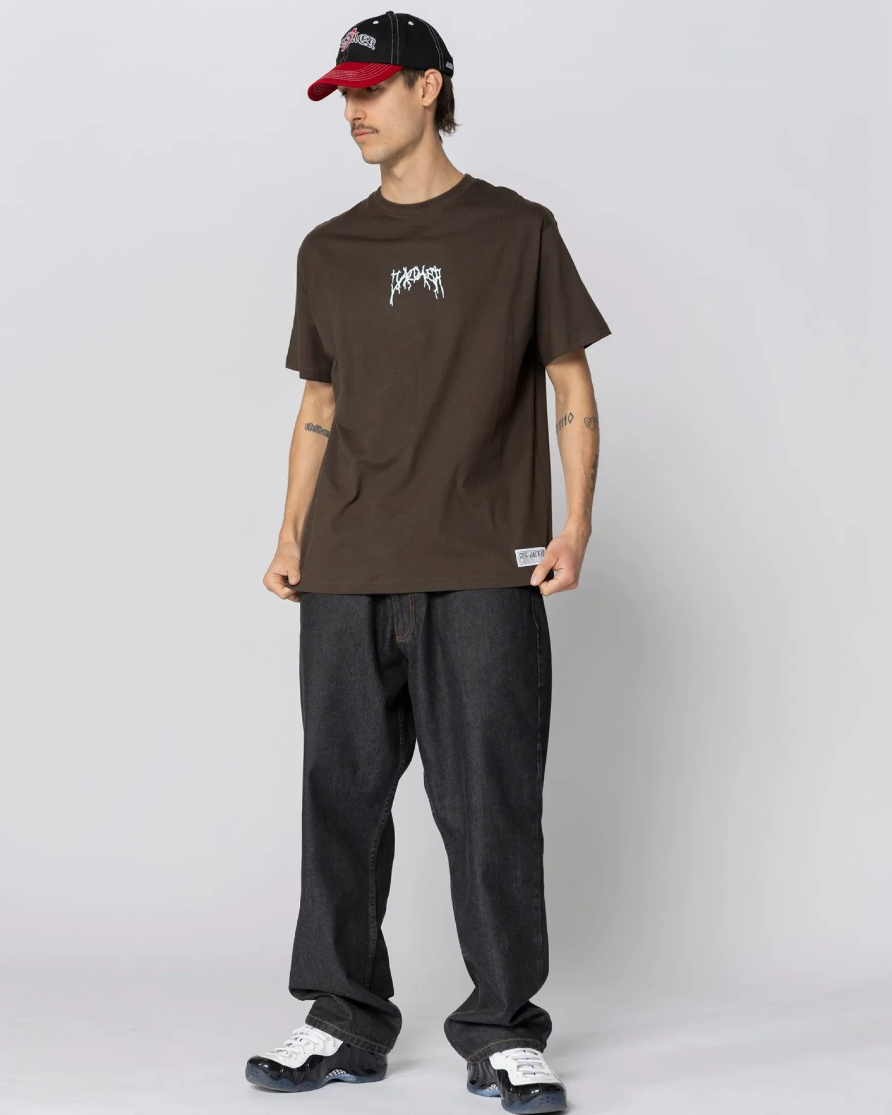 Jacker Crash T-Shirt-Brown