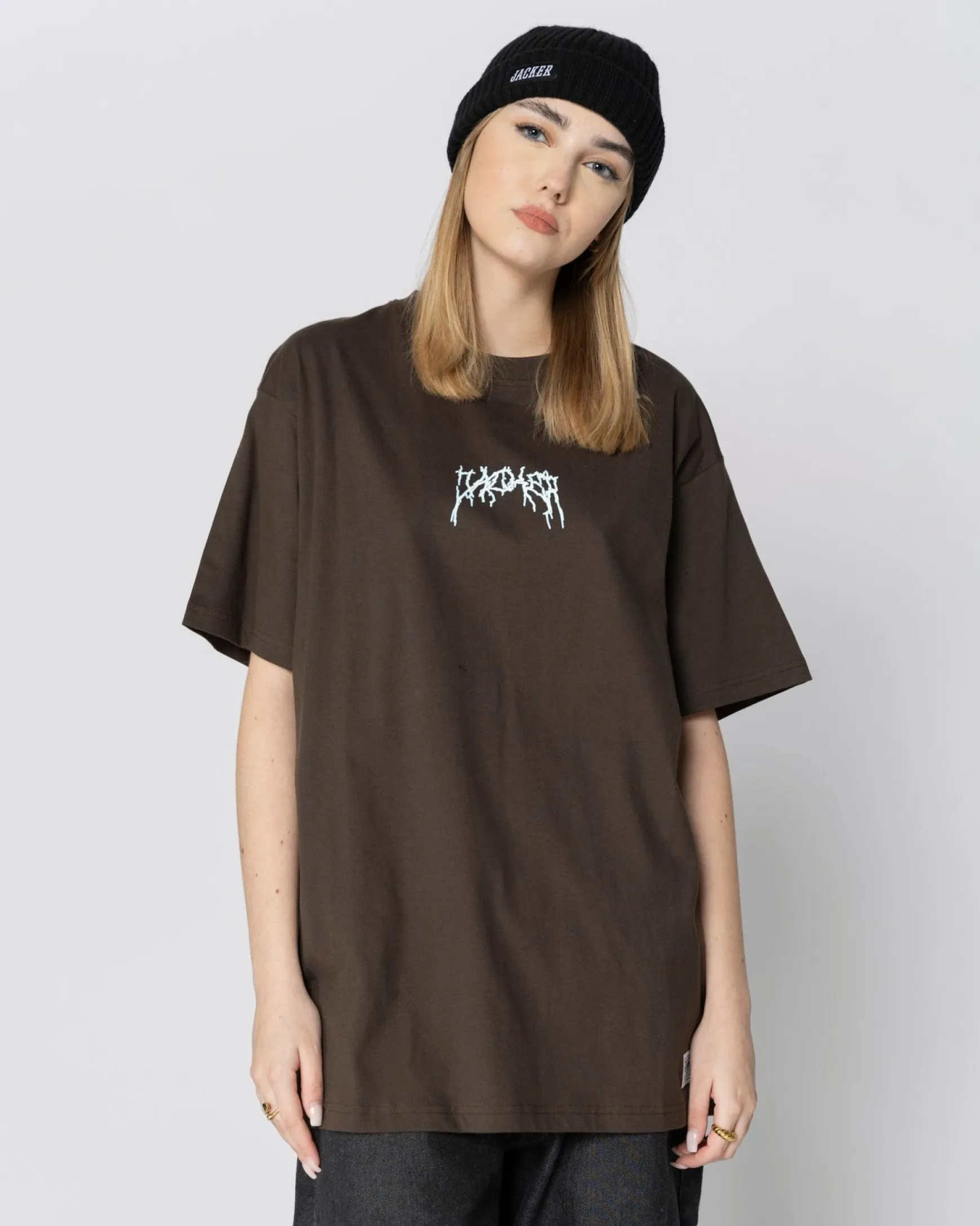 Jacker Crash T-Shirt-Brown