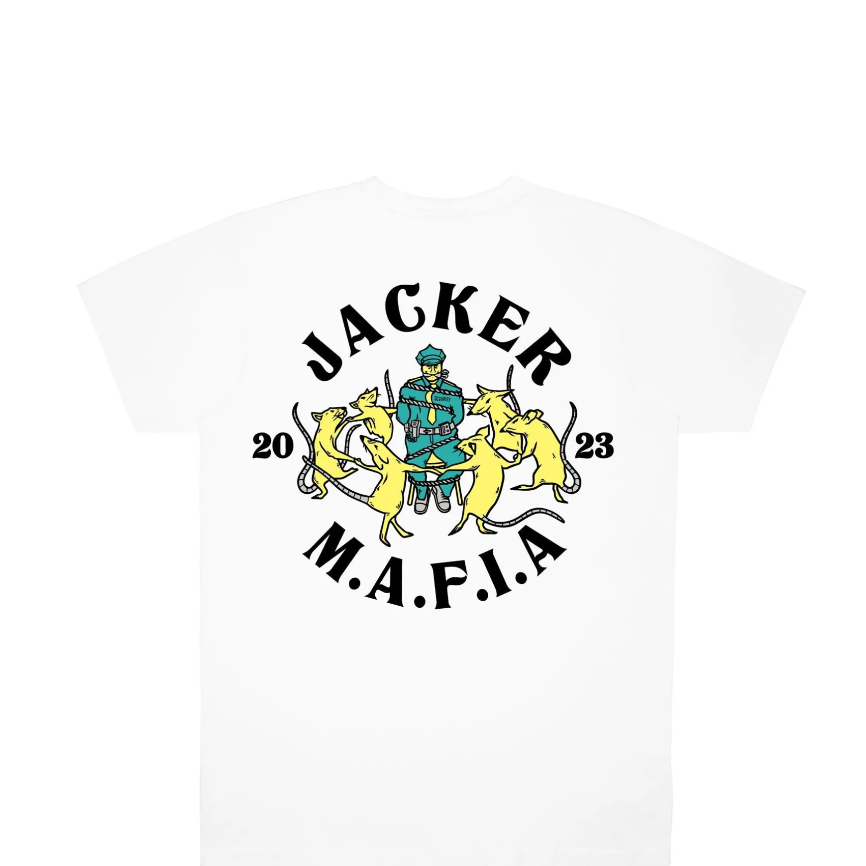Jacker Dancing Rats-T-Shirt-White