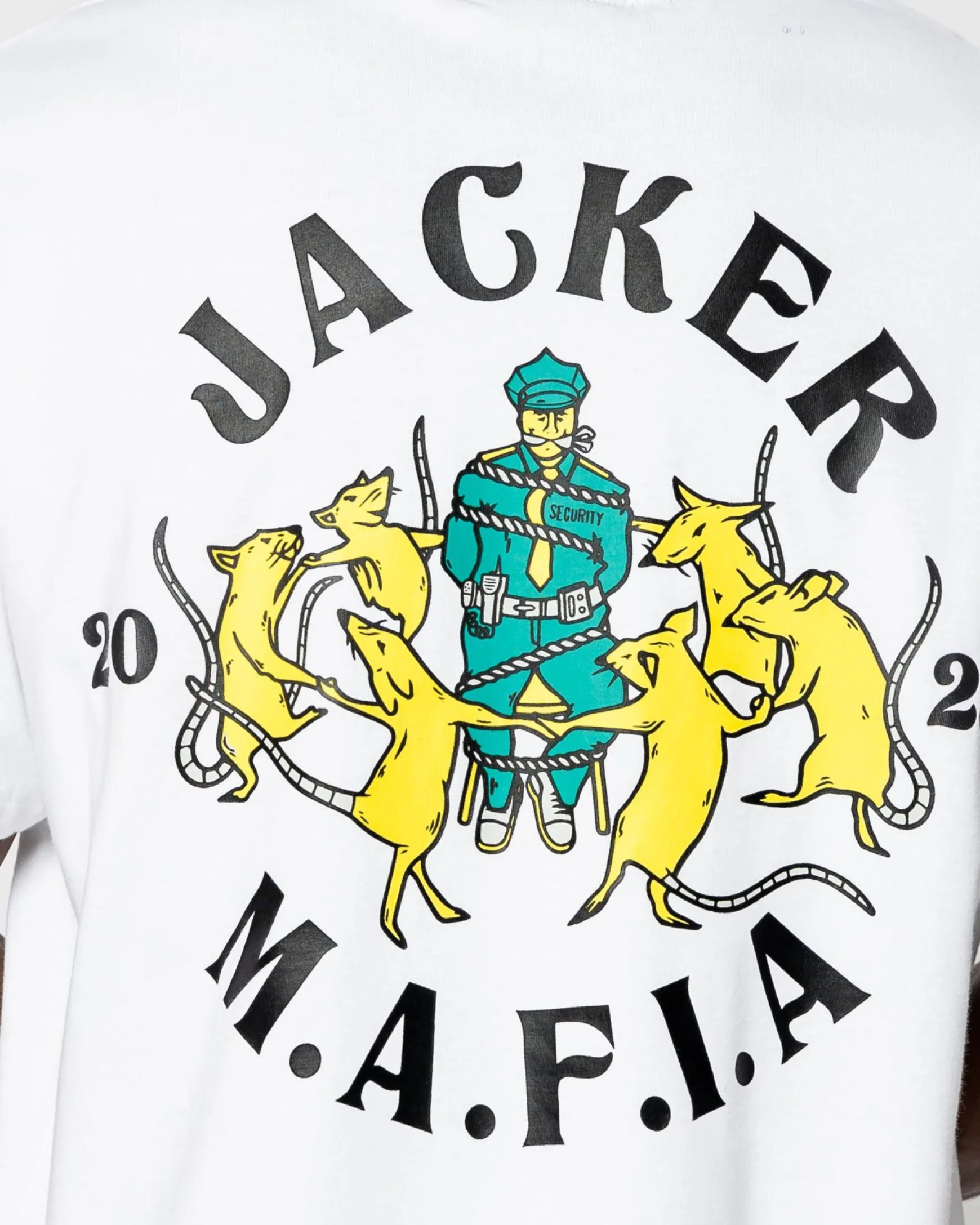 Jacker Dancing Rats-T-Shirt-White