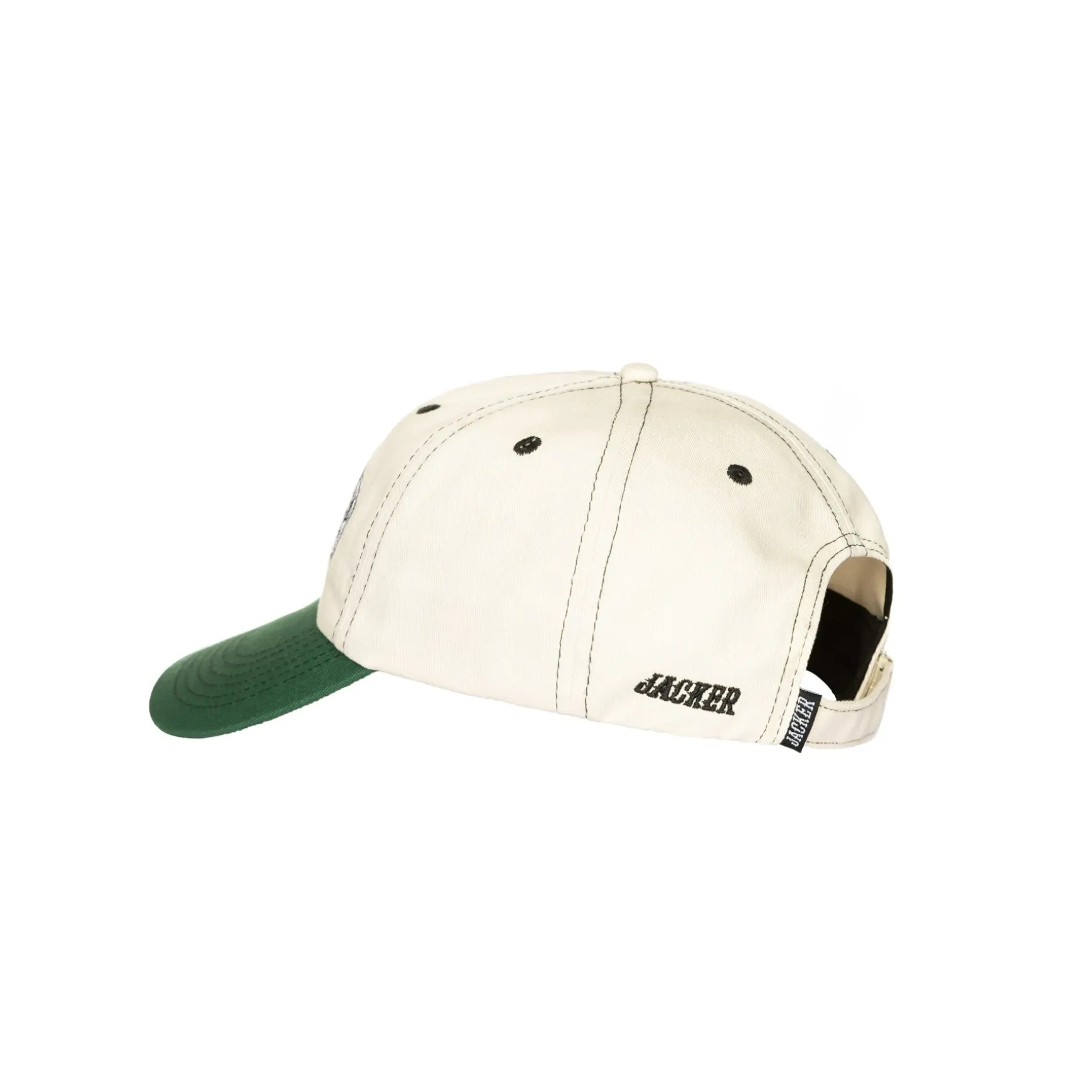 Jacker Double Jay Cap-Beige/Green