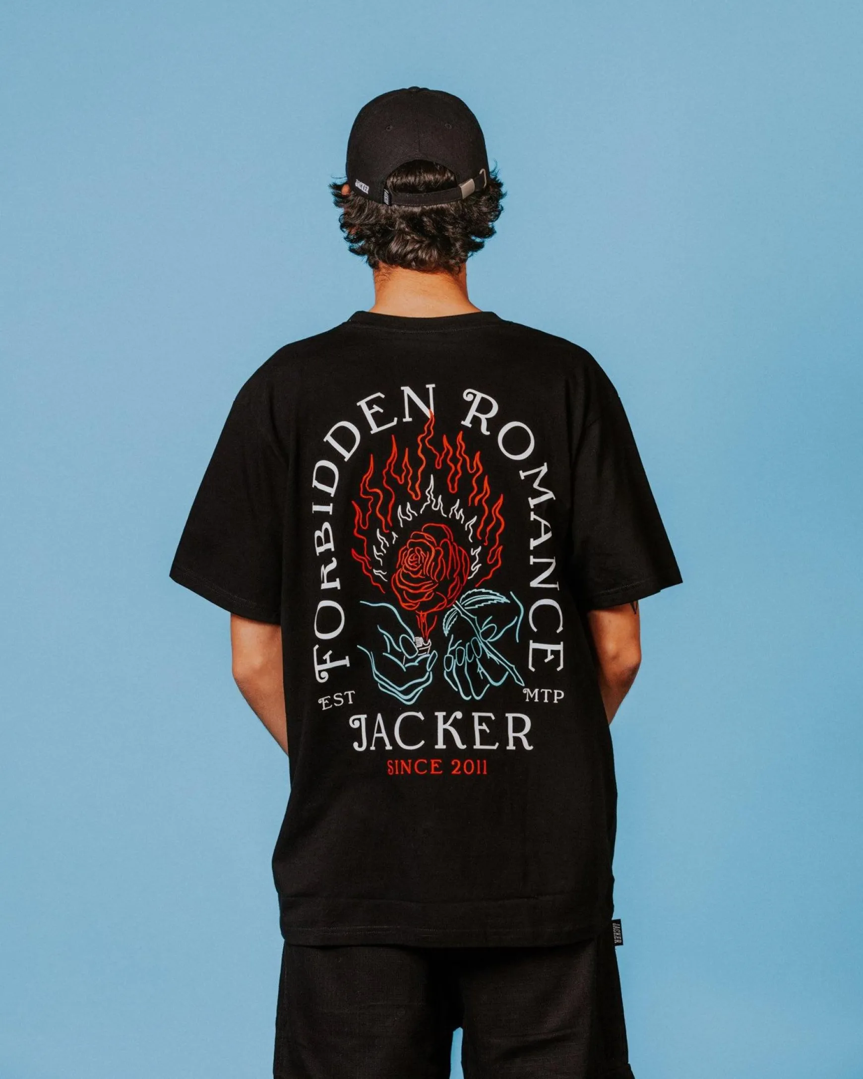 Jacker Forbidden Romance-T-Shirt-Black