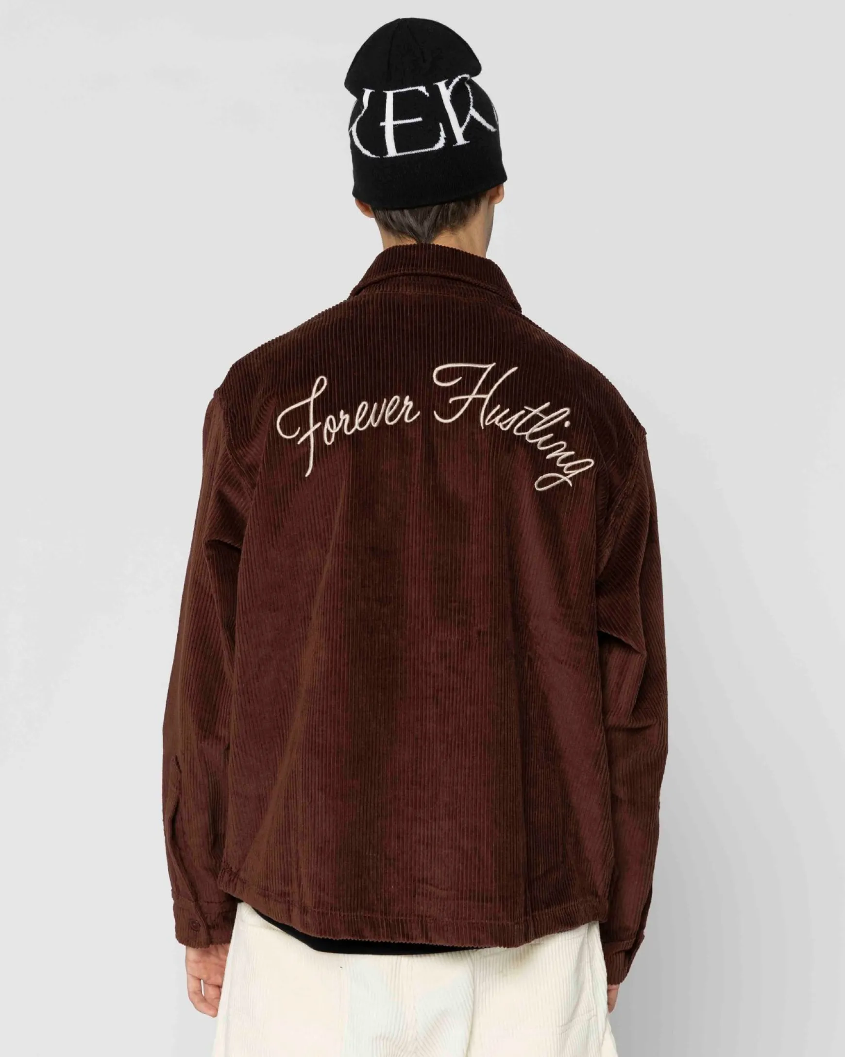 Jacker Forever-Overshirt-Brown