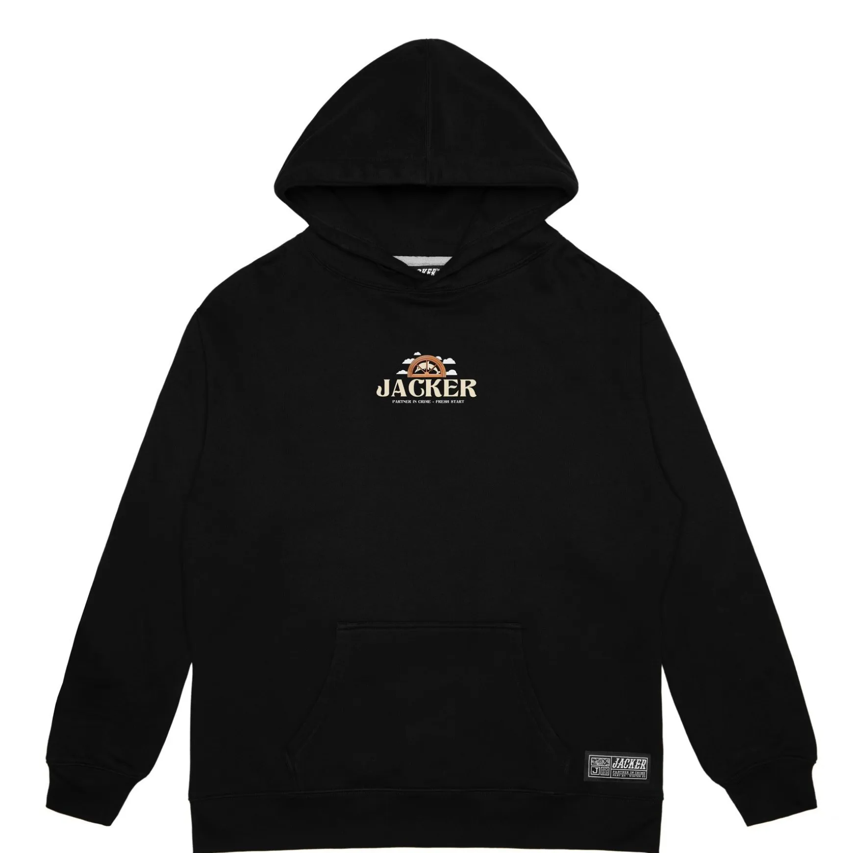 Jacker Fresh Start-Hoodie-Black