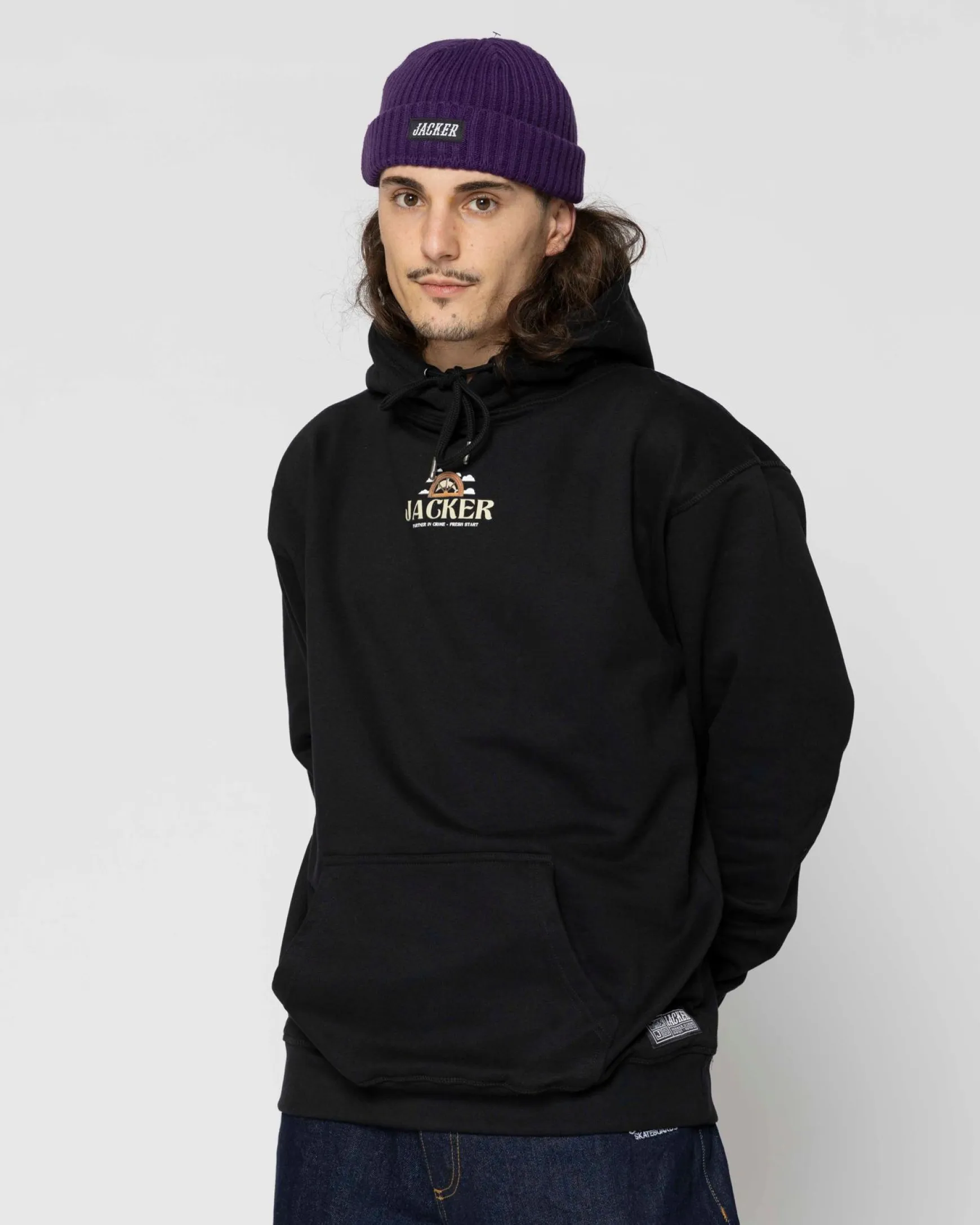 Jacker Fresh Start-Hoodie-Black
