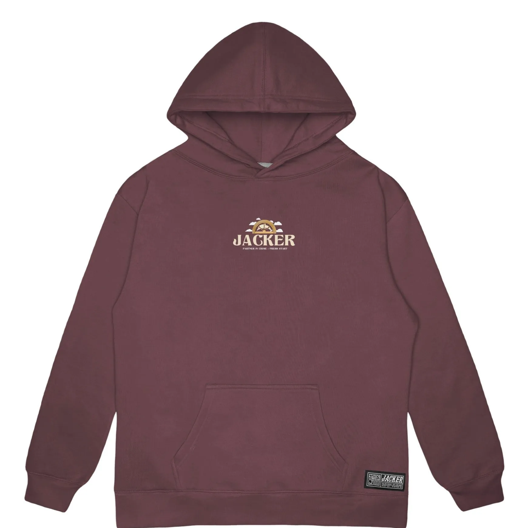 Jacker Fresh Start-Hoodie-Brick