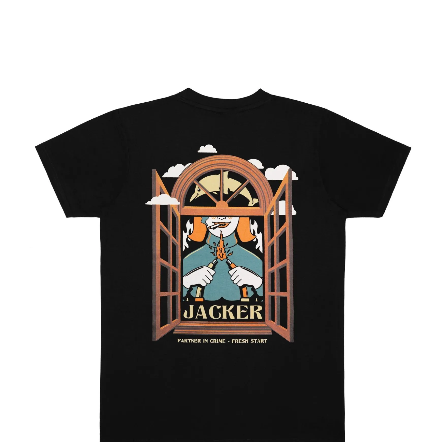 Jacker Fresh Start-T-Shirt-Black
