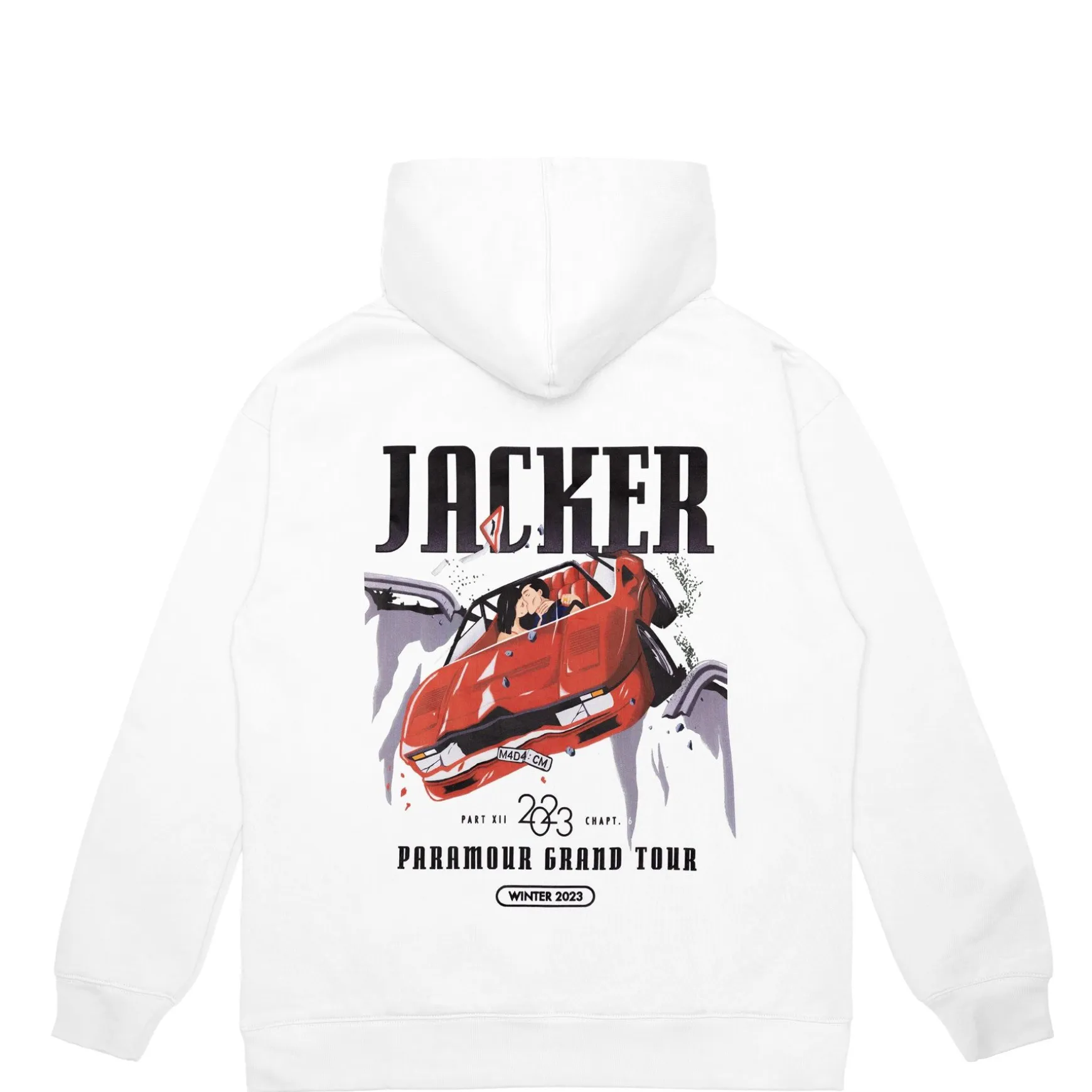 Jacker Grand Tour-Hoodie-White